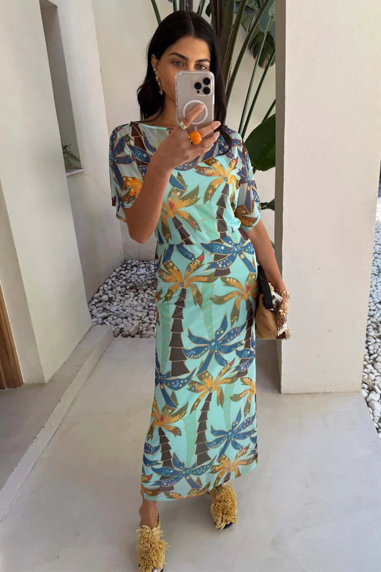 Azura Palms Mesh Tilly Dress - Image 3