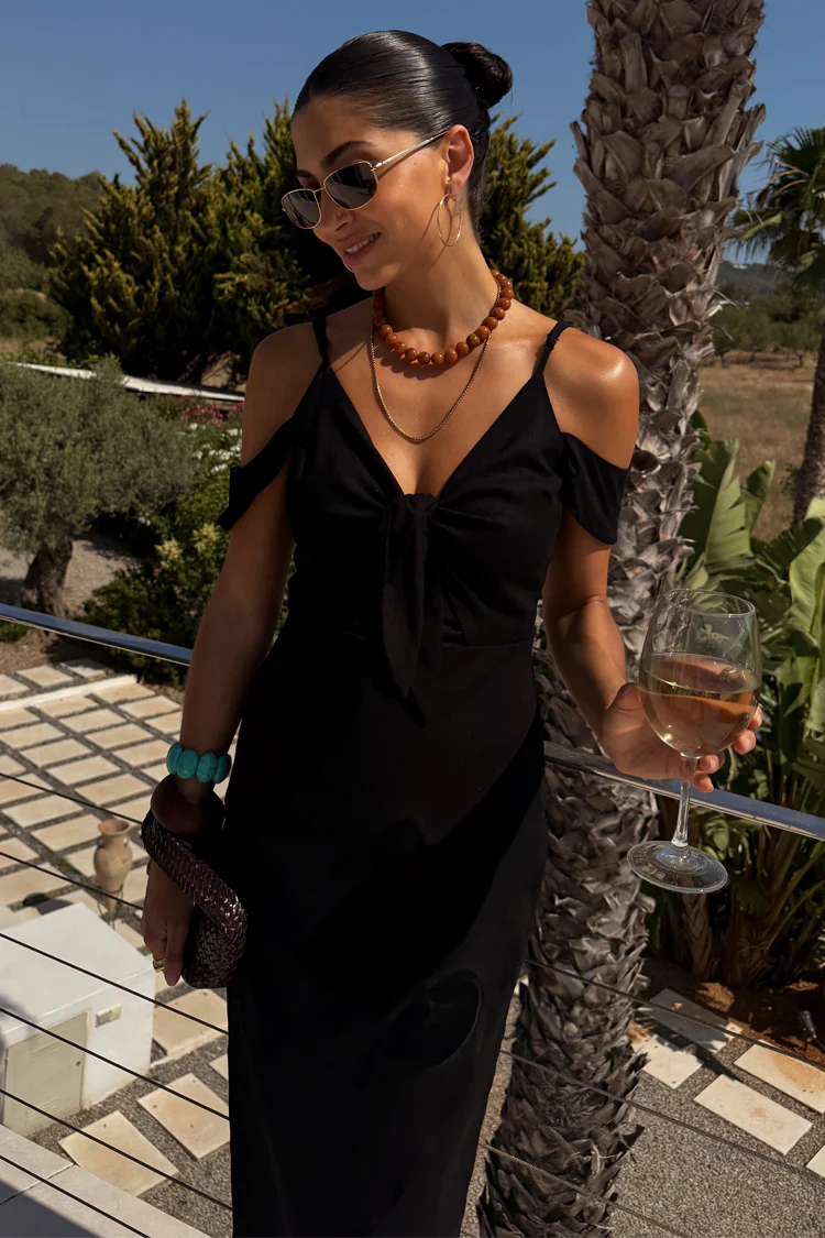 Black Cassie Dress - Image 3