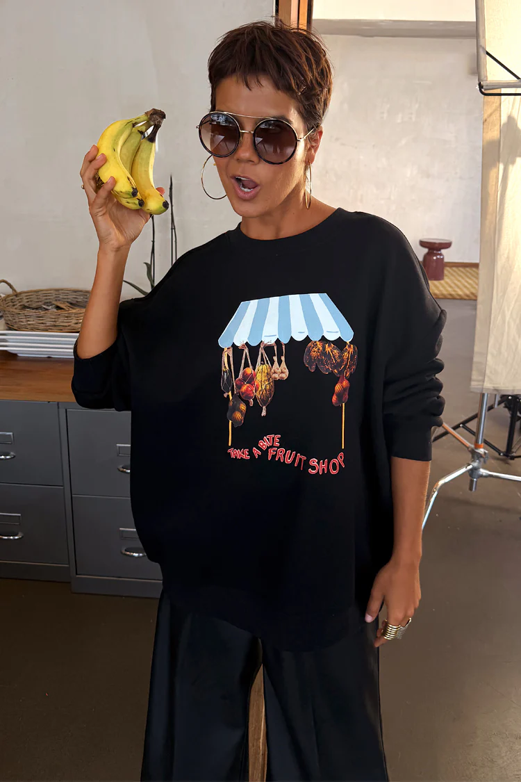 Black Fruit Shop Sweatshirt - Image 2