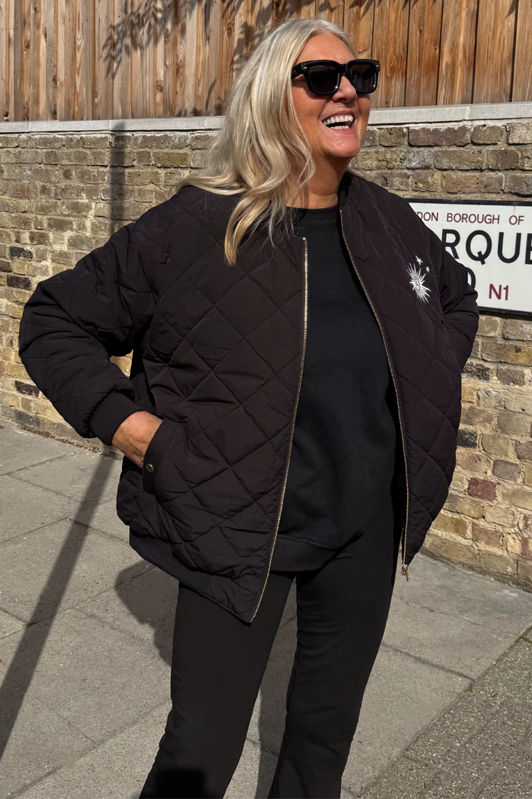 Black Nylon Bomber - Image 5