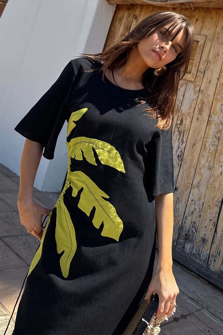 Black Palm Riviera Dress - Image 8