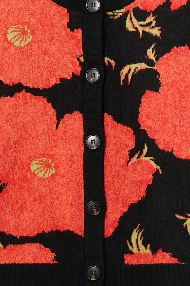 Black Poppy Cardigan - Image 13