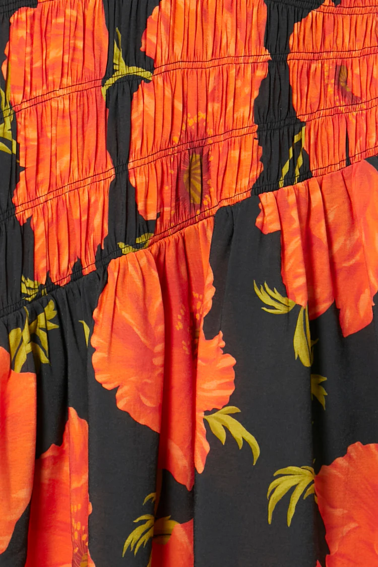 Black Poppy Mini Nara Dress - Image 11