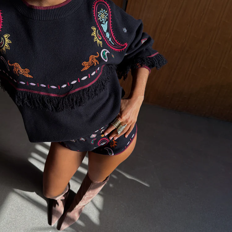 Black Safari Jamie Jumper