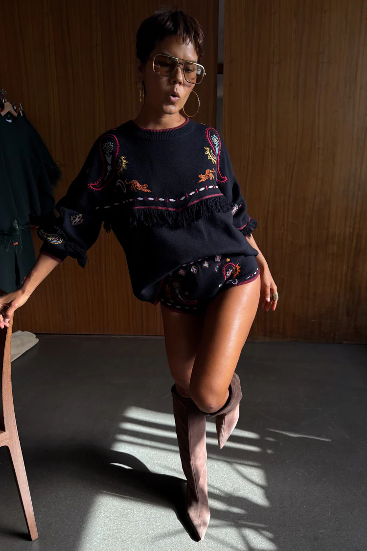 Black Safari Jamie Jumper - Image 8