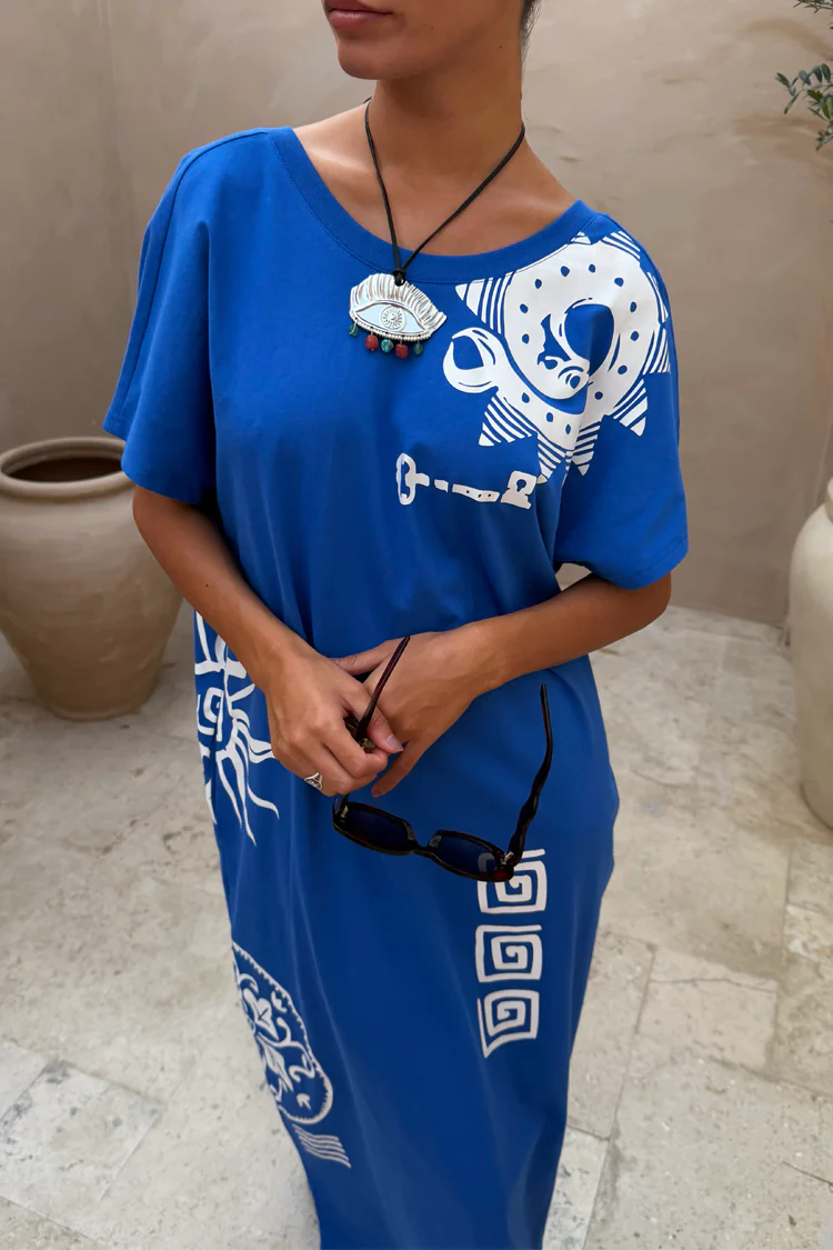 Blue Dolce Vita T-Shirt Dress - Image 7