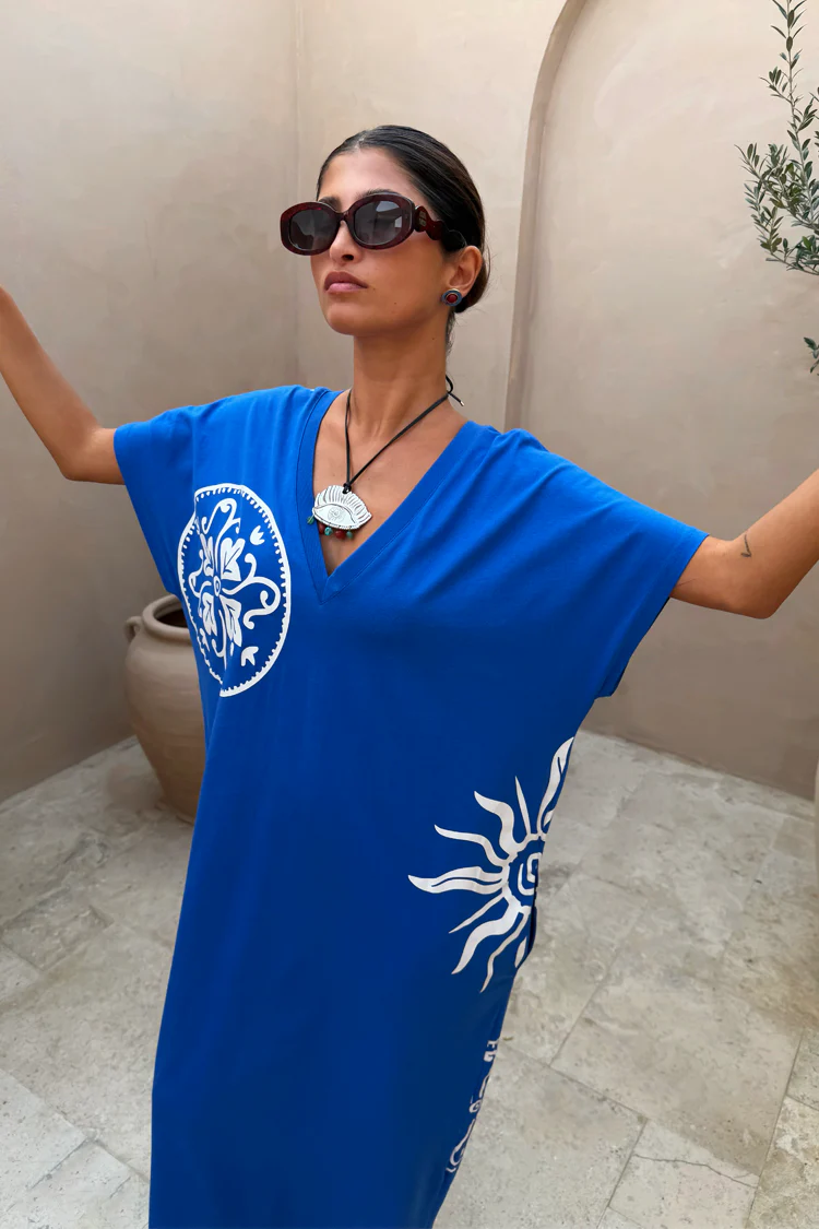Blue Dolce Vita T-Shirt Dress - Image 8