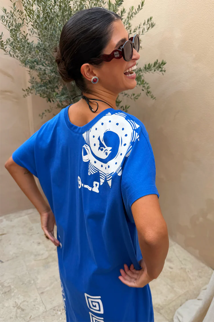 Blue Dolce Vita T-Shirt Dress - Image 9