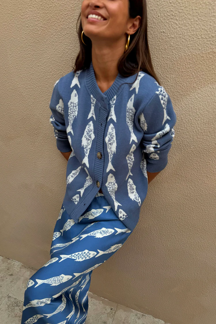 Blue Marina Hollie Cardigan - Image 2