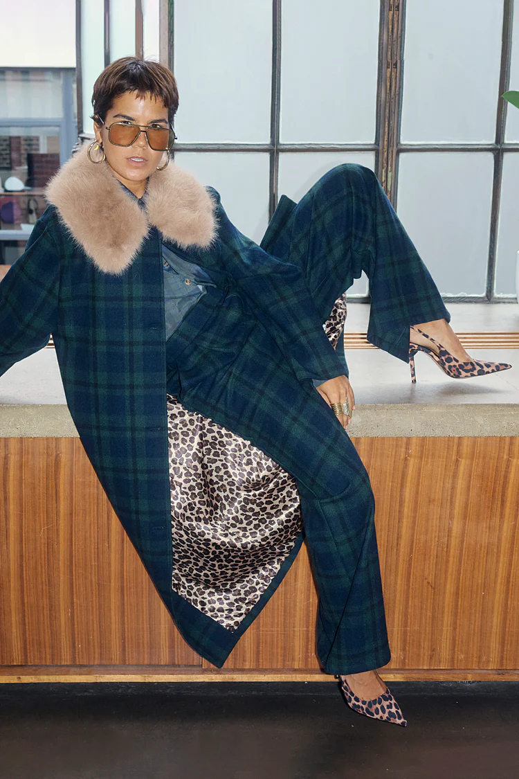 Blue Tartan Sophie Trousers - Image 6