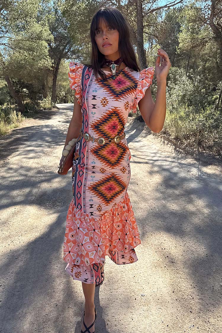 Bridget Print Frida Dress - Image 2