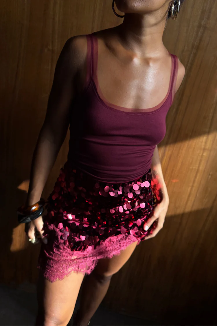 Burgundy Teddy Vest - Image 4