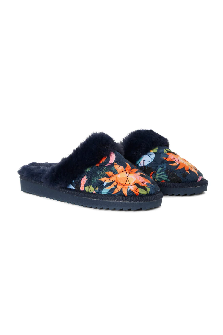 Navy Charm Mule Slippers - Image 7