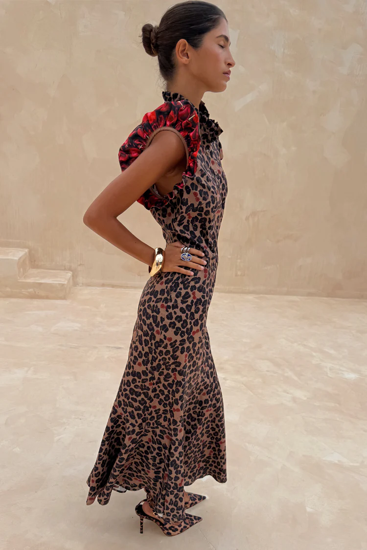 Cherry Leopard Remi Dress - Image 9