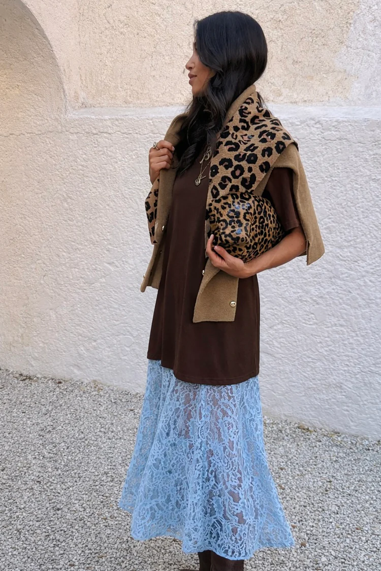 Chocolate Cara T Shirt Dress - Image 5