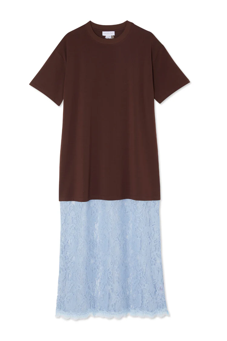 Chocolate Cara T Shirt Dress - Image 9