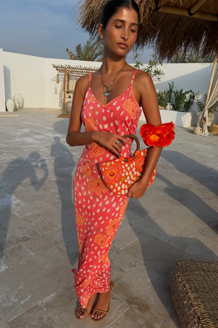 Coral Fawn Poppy Aria Dress Petite - Image 11