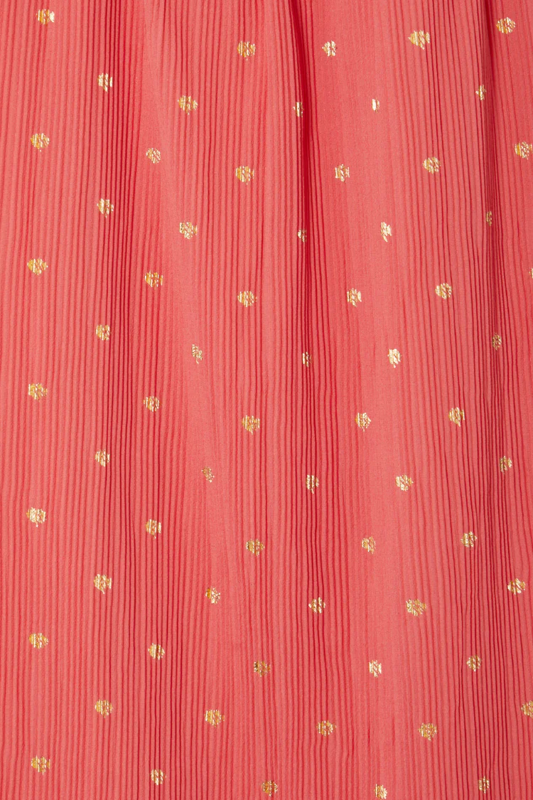 Coral Plisse Tilly Dress - Image 9