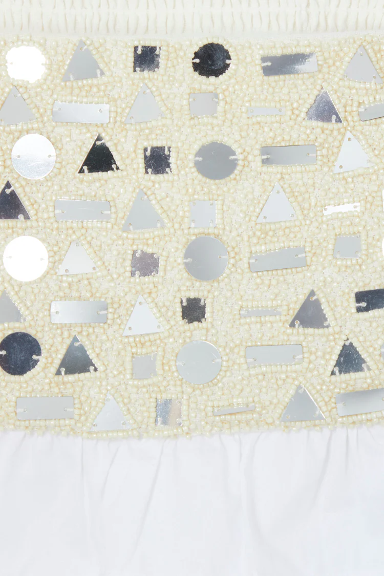 Cream Mirror Gabbi Top - Image 10