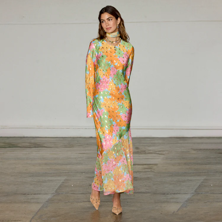 Floral Alaia Dress