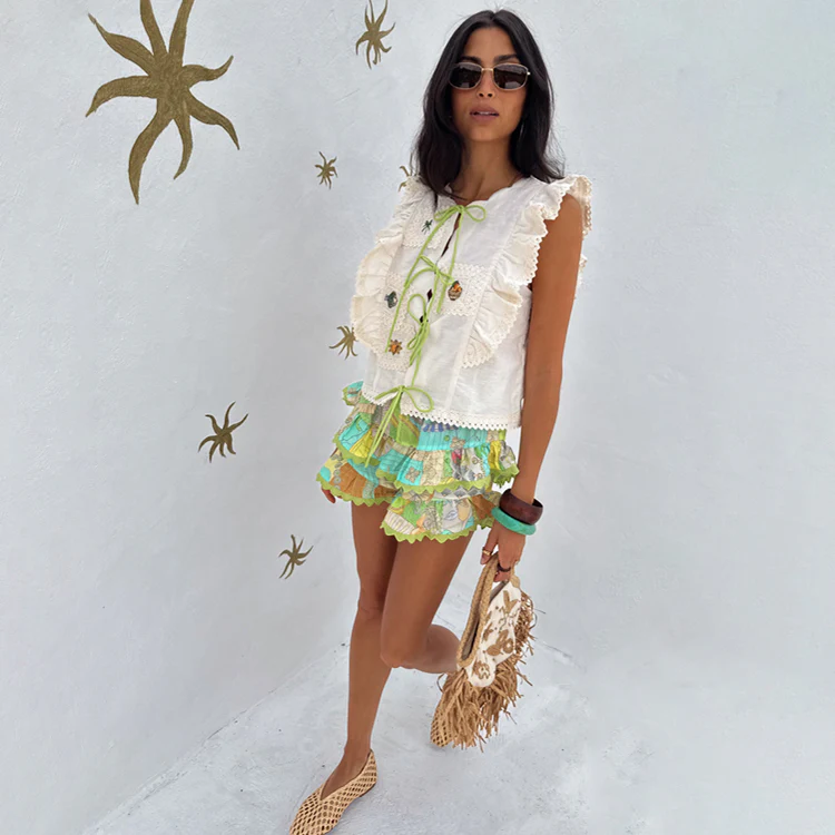 Isla Ruffle Shorts