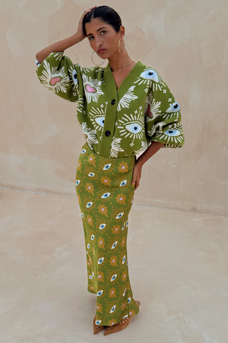 Khaki Eye Dorris Skirt - Image 2