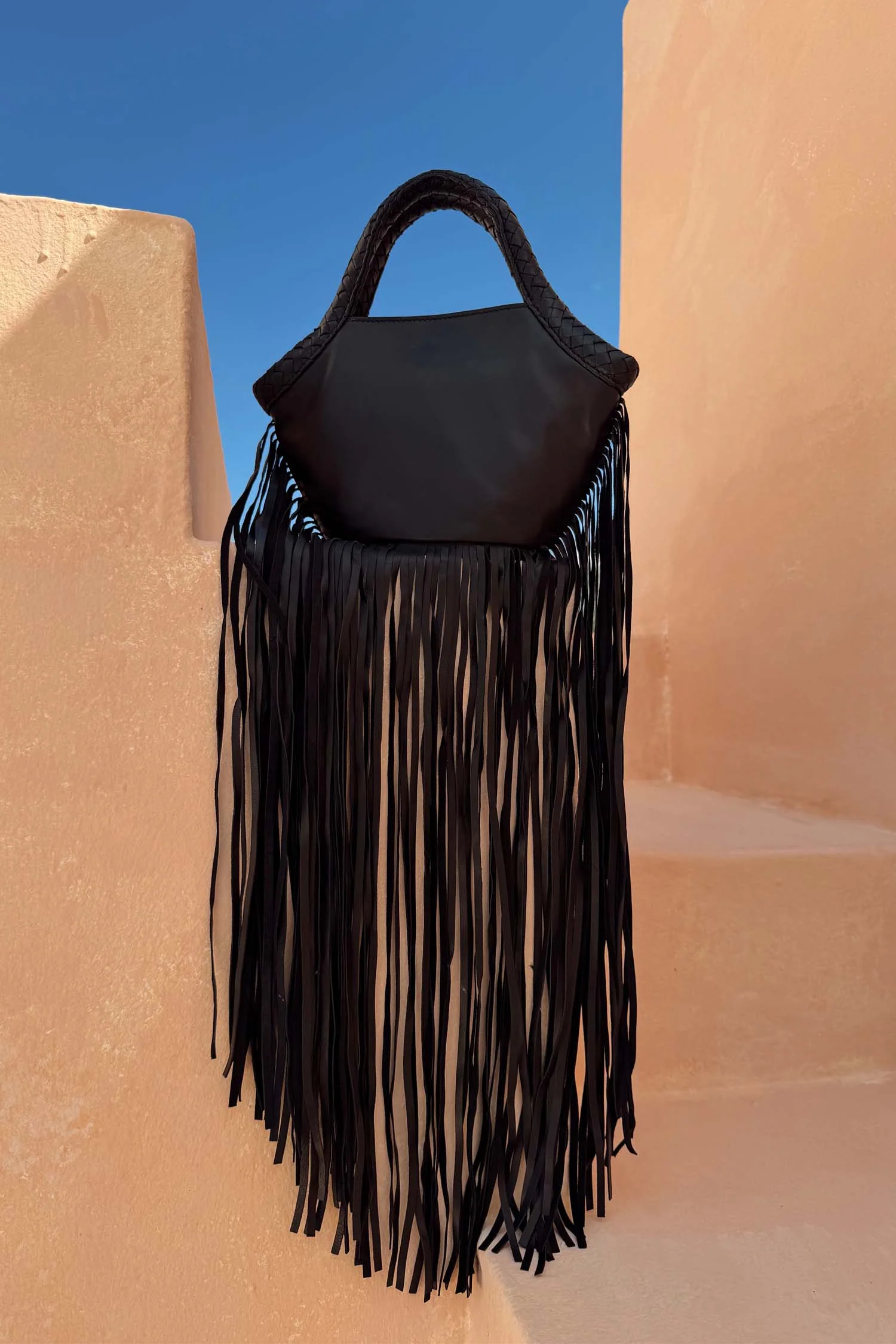 Leather Fringe Bag - Image 2