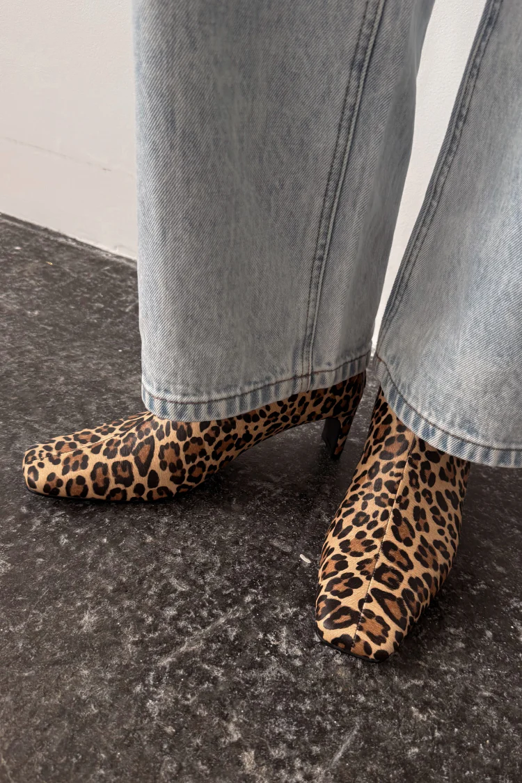 Leopard Heel Boots - Image 3