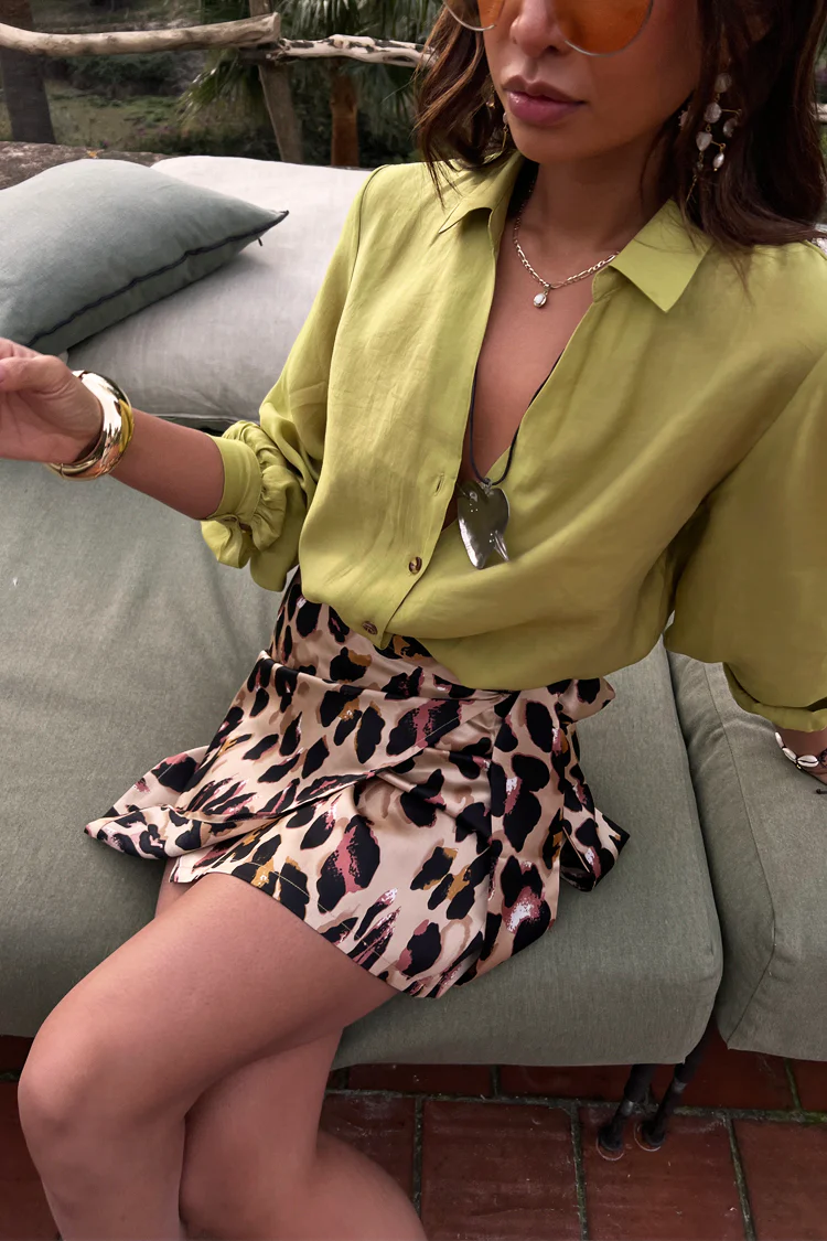Leopard Mini Jaspre Skirt - Image 2
