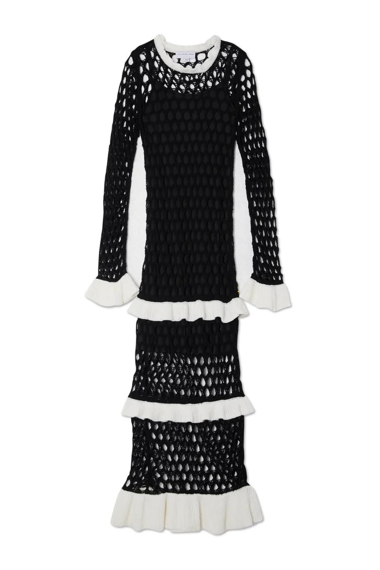 Mono Crochet Chloe Dress Petite - Image 10