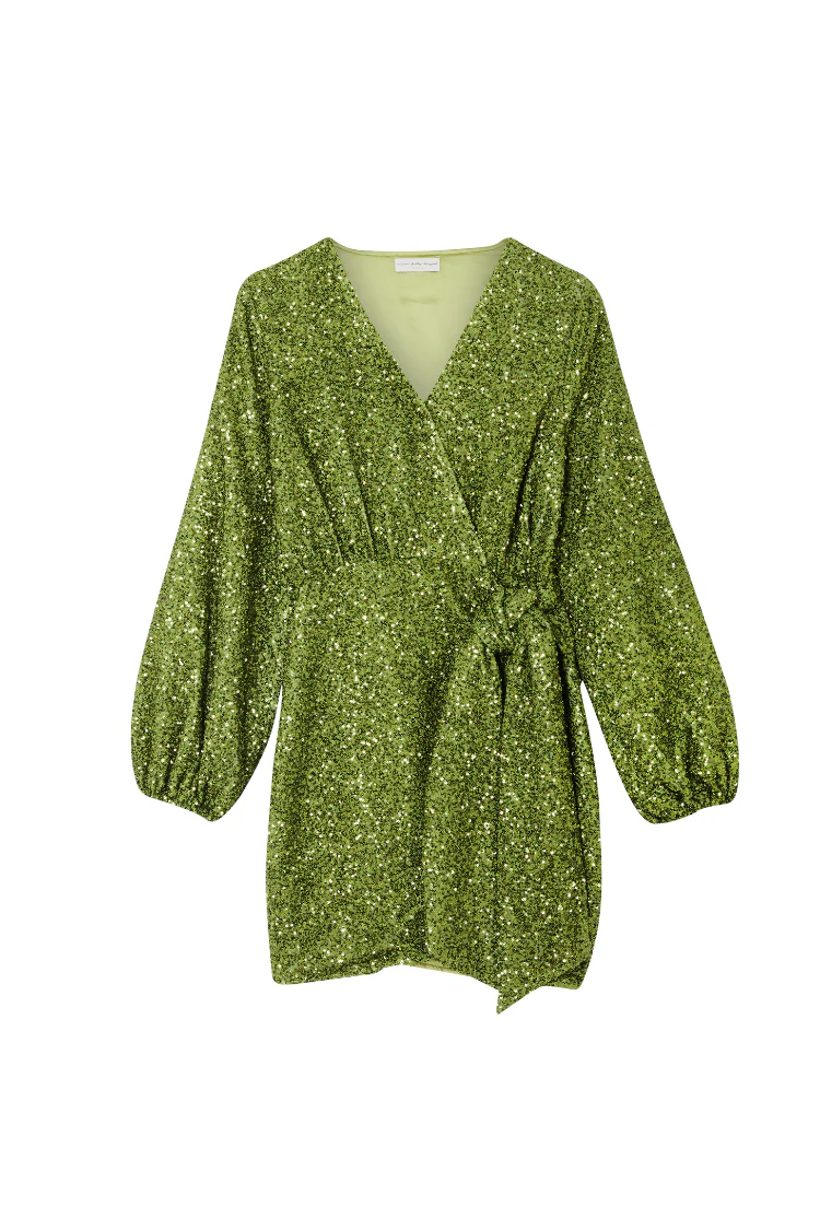 Olive Sequin Mini Vienna Petite - Image 7