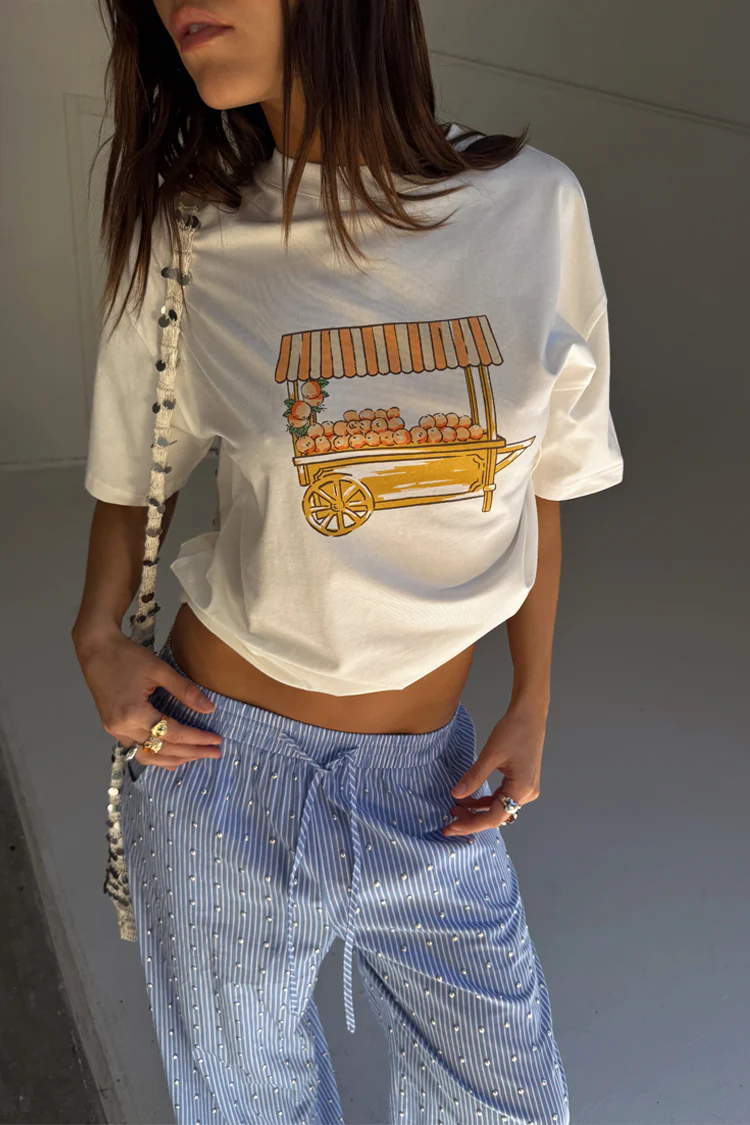 Orange Cart T-Shirt - Image 6