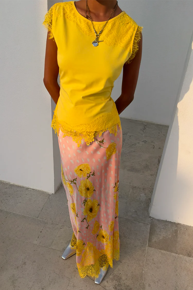 Pink Fawn Poppy Maeva Skirt Petite - Image 2