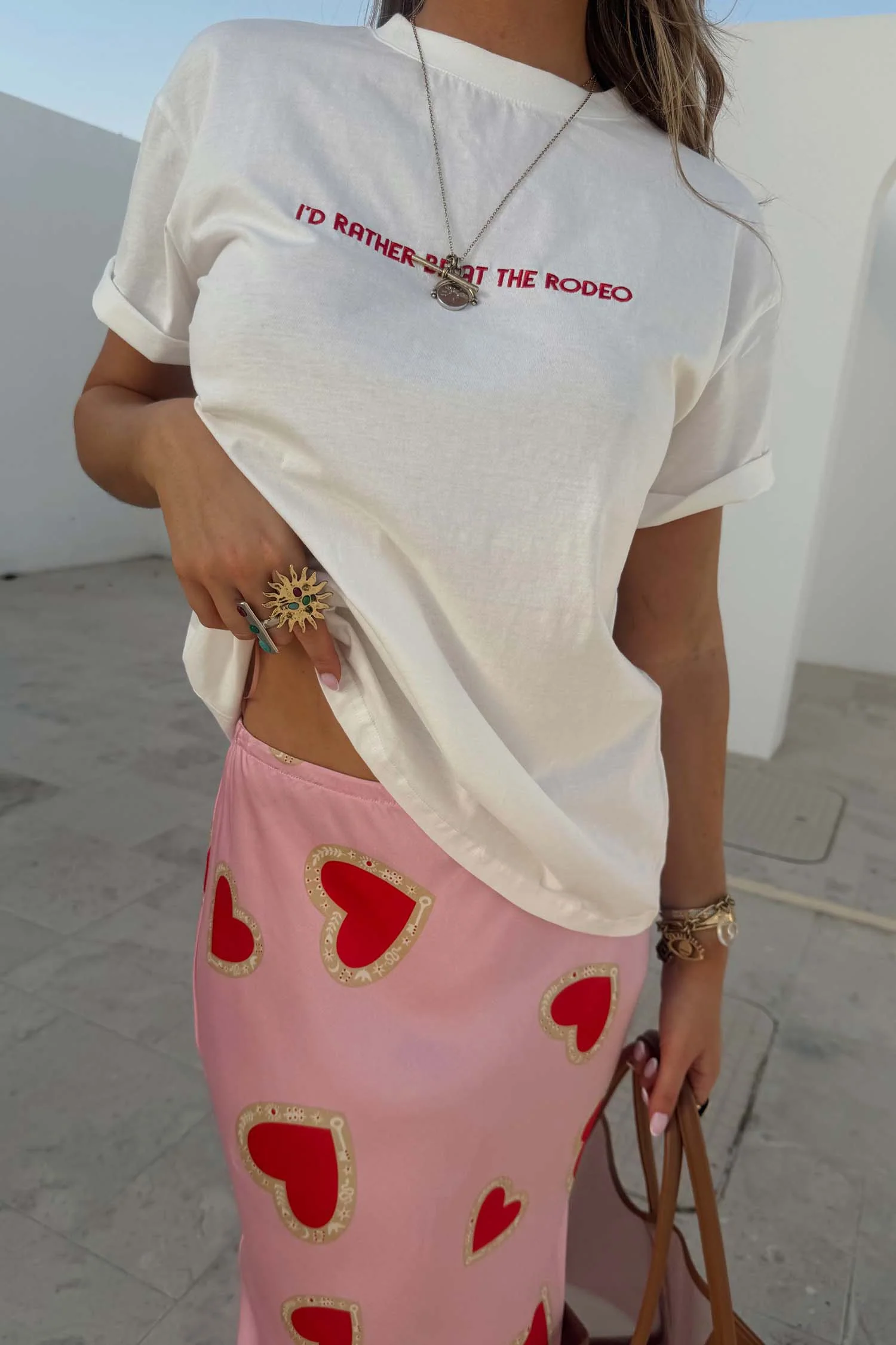 Pink Hearts Dorris Skirt - Image 4