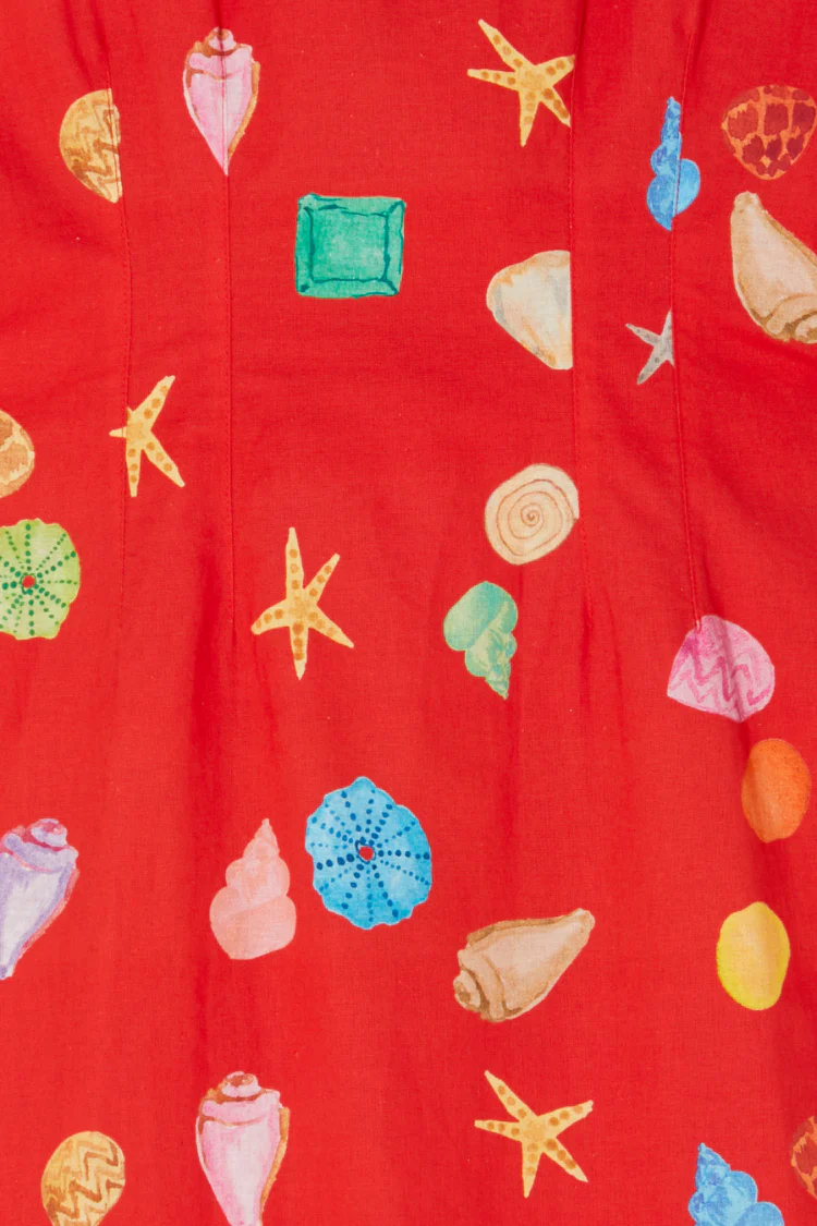 Red Shell Ioana Mini Dress - Image 13