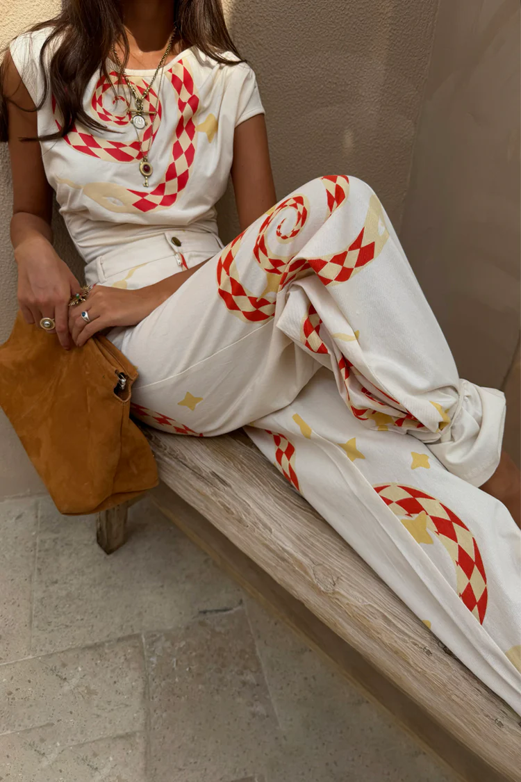 Snake Tie Side Trousers - Image 6