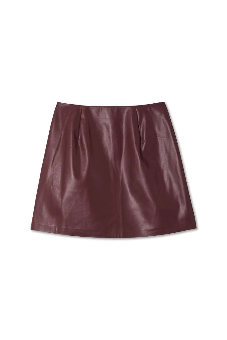 Burgundy Mini Kilt Skirt - Image 13