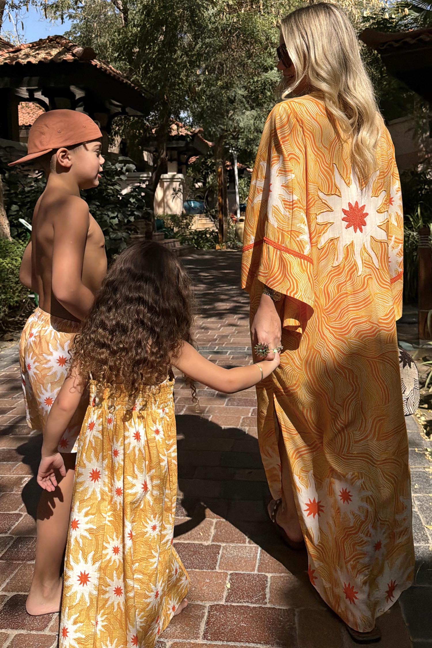 Yellow Sun Kimono with Beading - Image 9